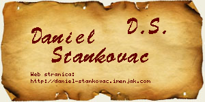 Daniel Stankovac vizit kartica